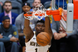 New Orleans' Zion Williamson will pay the Mavericks a visit Friday.