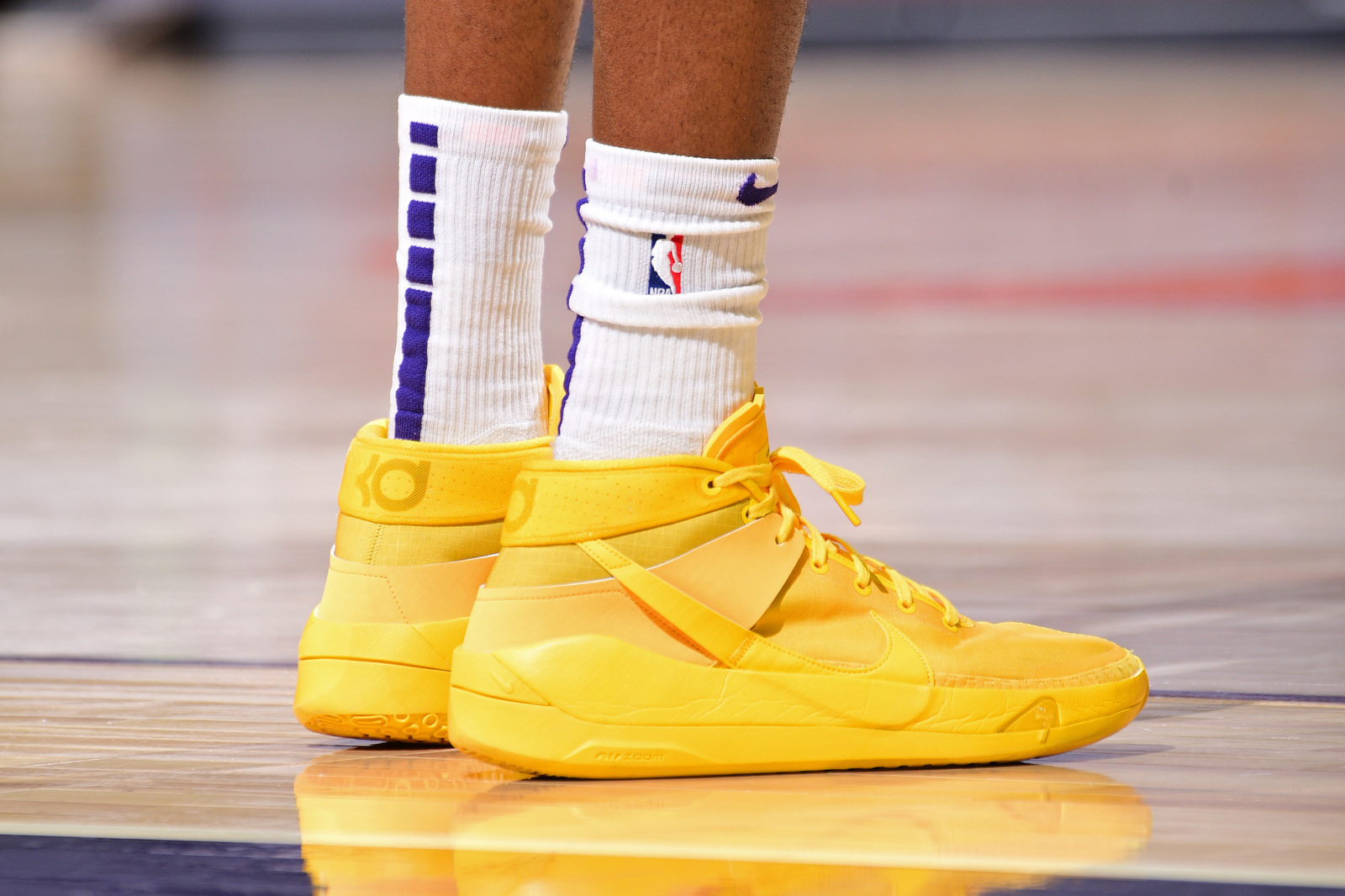 mikal bridges shoes yellow