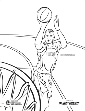 25+ Luka Doncic Coloring Page Download